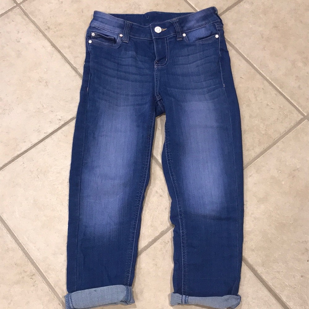 Girls cropped skinny jeans